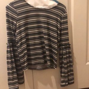 Women’s XS striped long sleeve blouse
